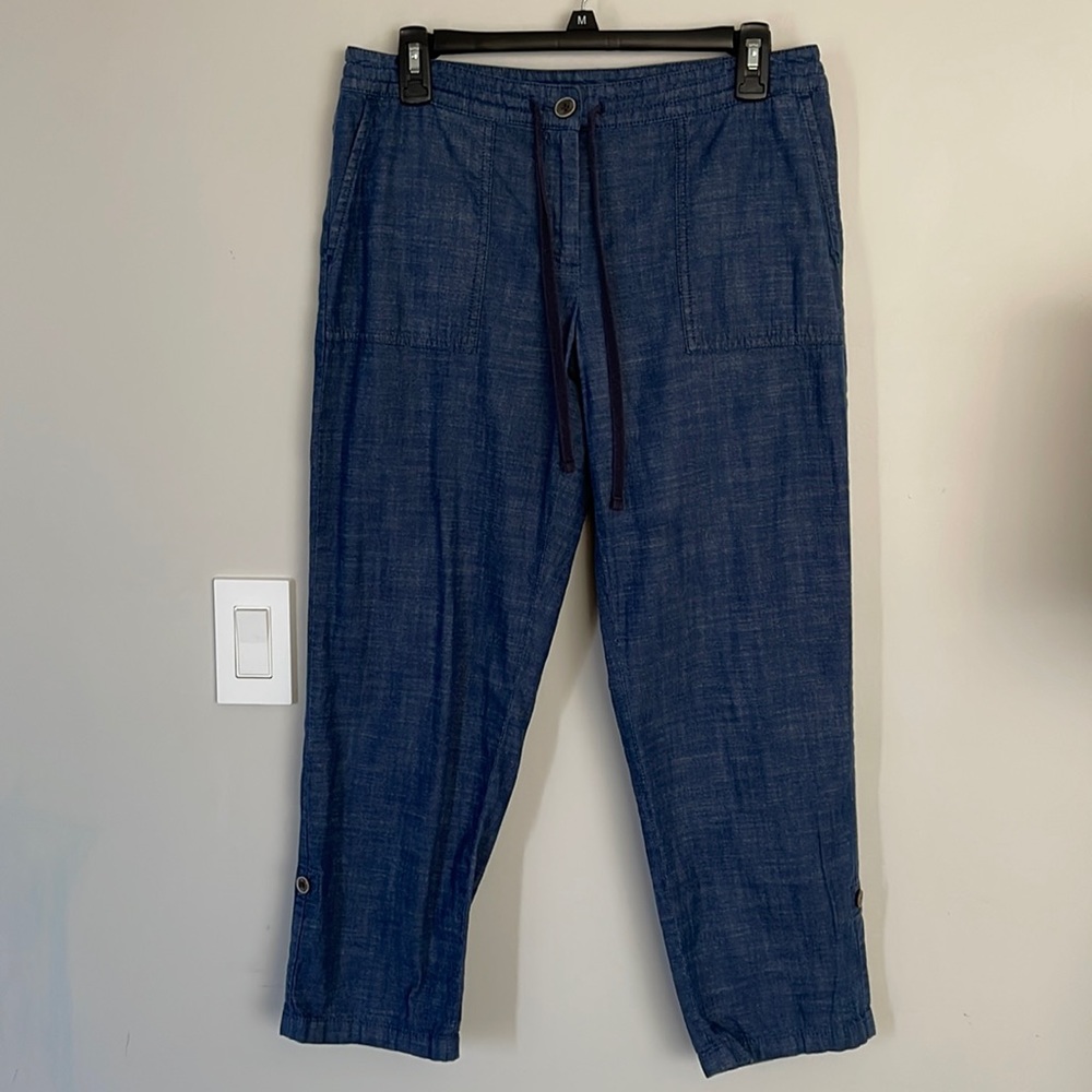 Talbots Petite Cropped Rolled Hem Pants Size 8P